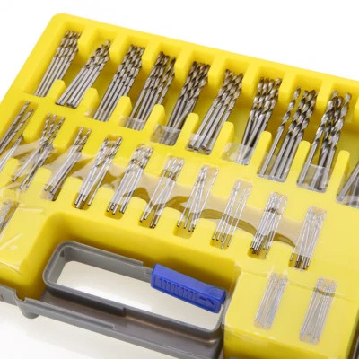 150PCS Mini Spiralbohrer Set Bohrersatz Metallbohrer Spiralbohrer Set 0,4-3,2 mm - Bild 1 von 4