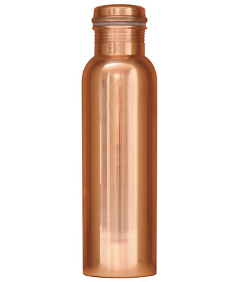 Kupferflasche Glänzend, 0,9 L Kupfer von Yogishop