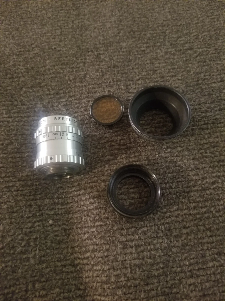 Objectif Som Berthiot Cinor 80mm F/1.5, Monture Barrel, Pour Portrait, Occasion