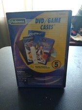Fellowes DVD/Game Cases 83357 5 Pack. Holds 1 DVD/Game Cd  Booklet.