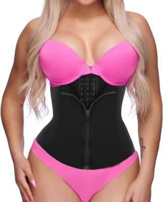 GainKee Clip and Zip Waist Trainer Corset Women Neoprene Worked Out Sweat Vest