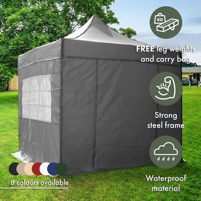 Airwave 3m x 3m Pop Up Gazebo with Sides, Water Resistant with Free Carry  Bag UK
