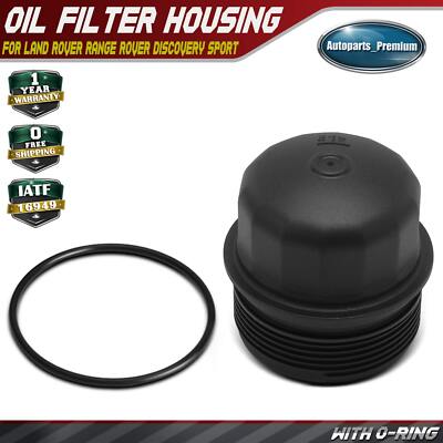 Engine Oil Filter Housing Cover Cap for Land Rover Defender 110 Discovery Sport