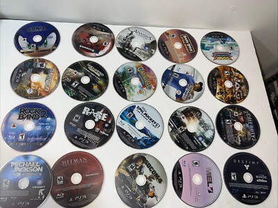 Lot Of 20 Disc Only Games PS3 Games, Sonic, Golf, Assassin Creed Nice