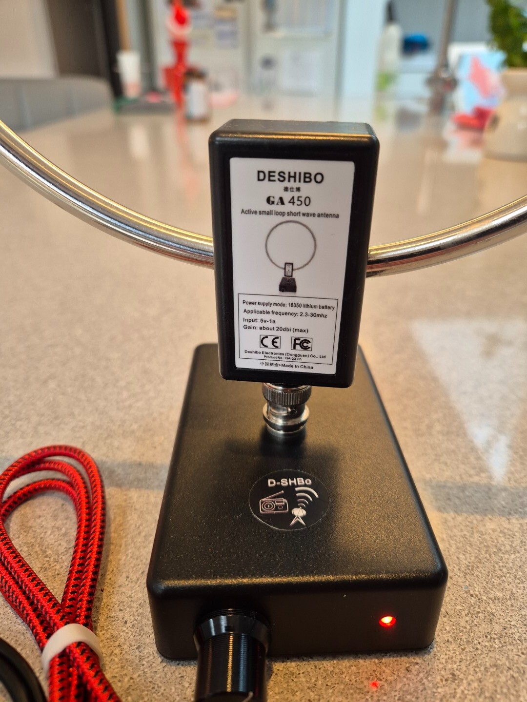 Deshibo Ga450 Loop Antenna (Active loop for SW Listening) eBay