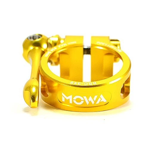 MOWA AL7075 QR Seat Post Clamp 34.9mm , Gold - Image 2 of 4