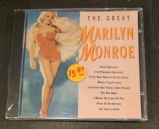 Marilyn Monroe - The Great MarilynMonroe (CD, 1998, Bcd) NEW AND SEALED Cd