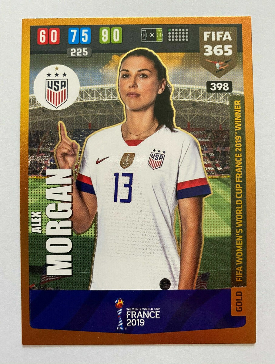 398 Alex MORGAN PANINI WOMENS WORLD CUP TEAM USA GOLD Card FIFA