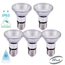 5 Pack PAR20 Led Track Light Bulb 9W 110V E26 Narrow Beam Waterproof Dimmable