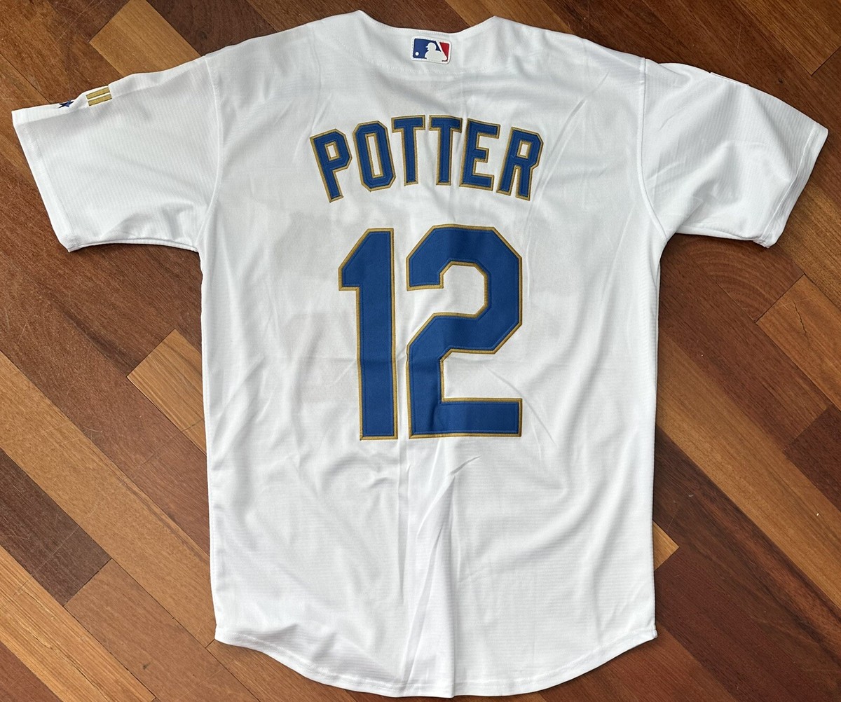 2020ワールドシリーズ制覇記念　ロサンゼルス限定コルテッツ 27センチ NIKE 2020 LA Dodgers World Series Champions Potter #12 Gold