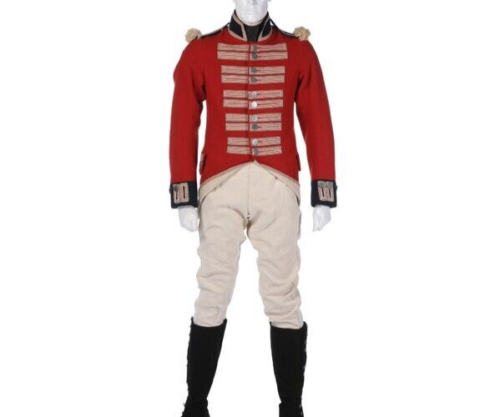 New Red Royal Marines 1800-1840 British Uniform Men's Wool Coat - Afbeelding 1 van 5