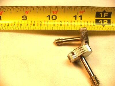 #ad qty 2 Captive panel screws 3 4quot; od Knurled Head 1 4 20 Shank 1quot; long New $12.00