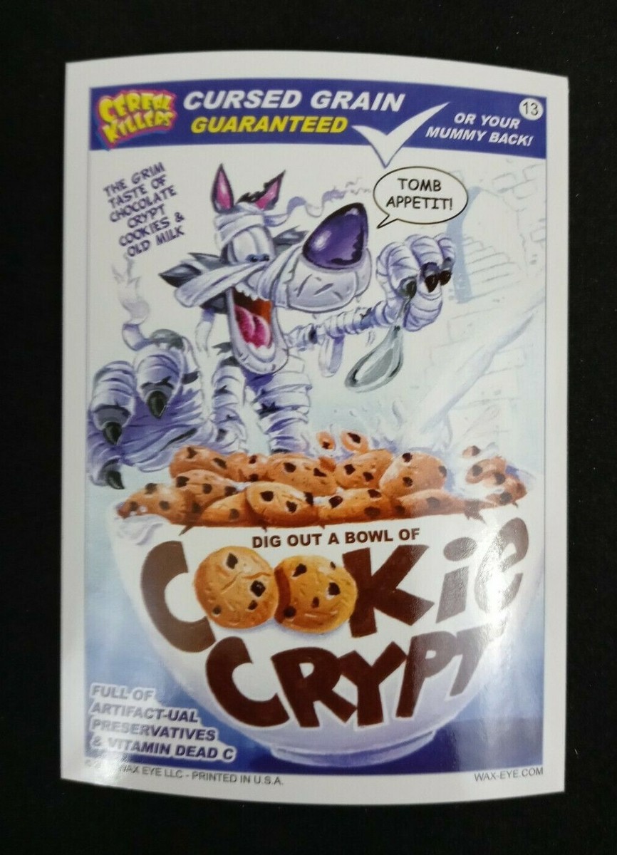 Crookie Crisp Cereal Killers Stickers