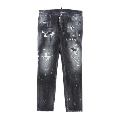 DSQUARED2 SUPER TWINKY denim pants mens black 【A】