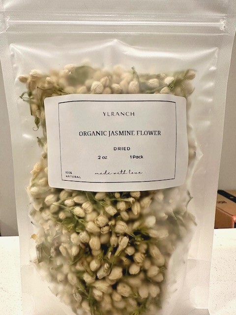 Jasmine Flower Organic Dried Flowers / Farm Fresh Packed USA Free Ship