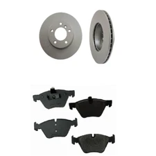 2x PAGID FRONT Brake Disc Rotor & Pad Kit For BMW NON M PERFORMANCE BRAKES x5 x6