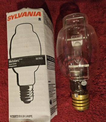 NEW SYLVANIA Metalarc Metal Halide Halogenures M/MS BT28 Lamps Bulbs BRASS SOC