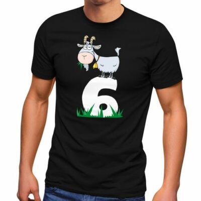 Herren T-Shirt Bock auf 6 Fun-Shirt Party Festival Anmach Spruch lustig