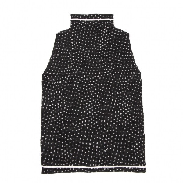 ISSEY MIYAKE me Floral Printed Stretch Pleats Sleeveless Top