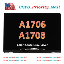 A+NEW For MacBook Pro A1706 A1708 Retina LCD Screen Display Assembly Replacement