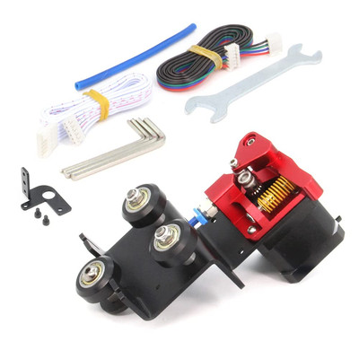 Upgrade Direct Drive Dual Gear Extruder Support Kit with Stepper Motor, Easy Pri