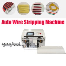 Auto cable stripper termination flat wire cut...