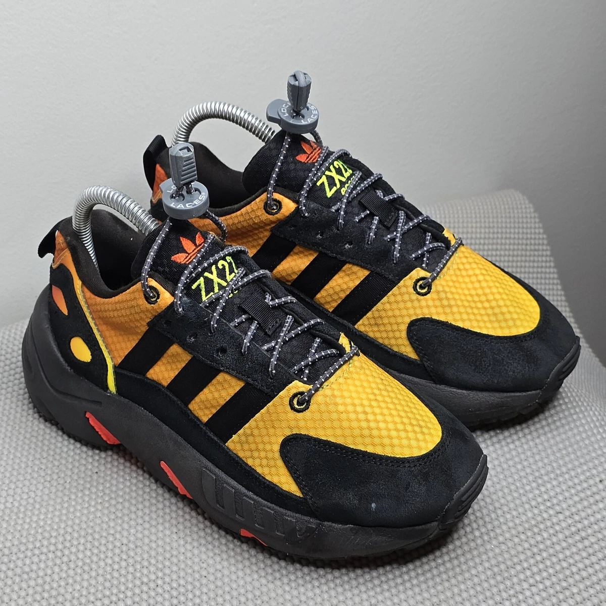Adidas ZX 22 Boost Black Impact Orange for sale | eBay