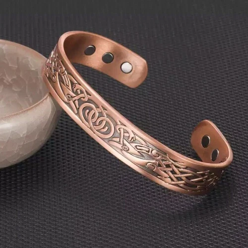 Men Women Copper Magnetic Bracelet Arthritis Pain Relief Bangle Healing Therapy - Picture 7 of 21