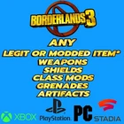 Borderlands 3 Any Legit Or Custom* Any Level Item,All Platforms Read Description