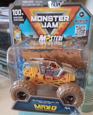 MONSTER JAM. MUDDERS. 1:64. MAX-D. OPENED CLEANED AND REPACKED. MD1-17.LOOKSGOOD