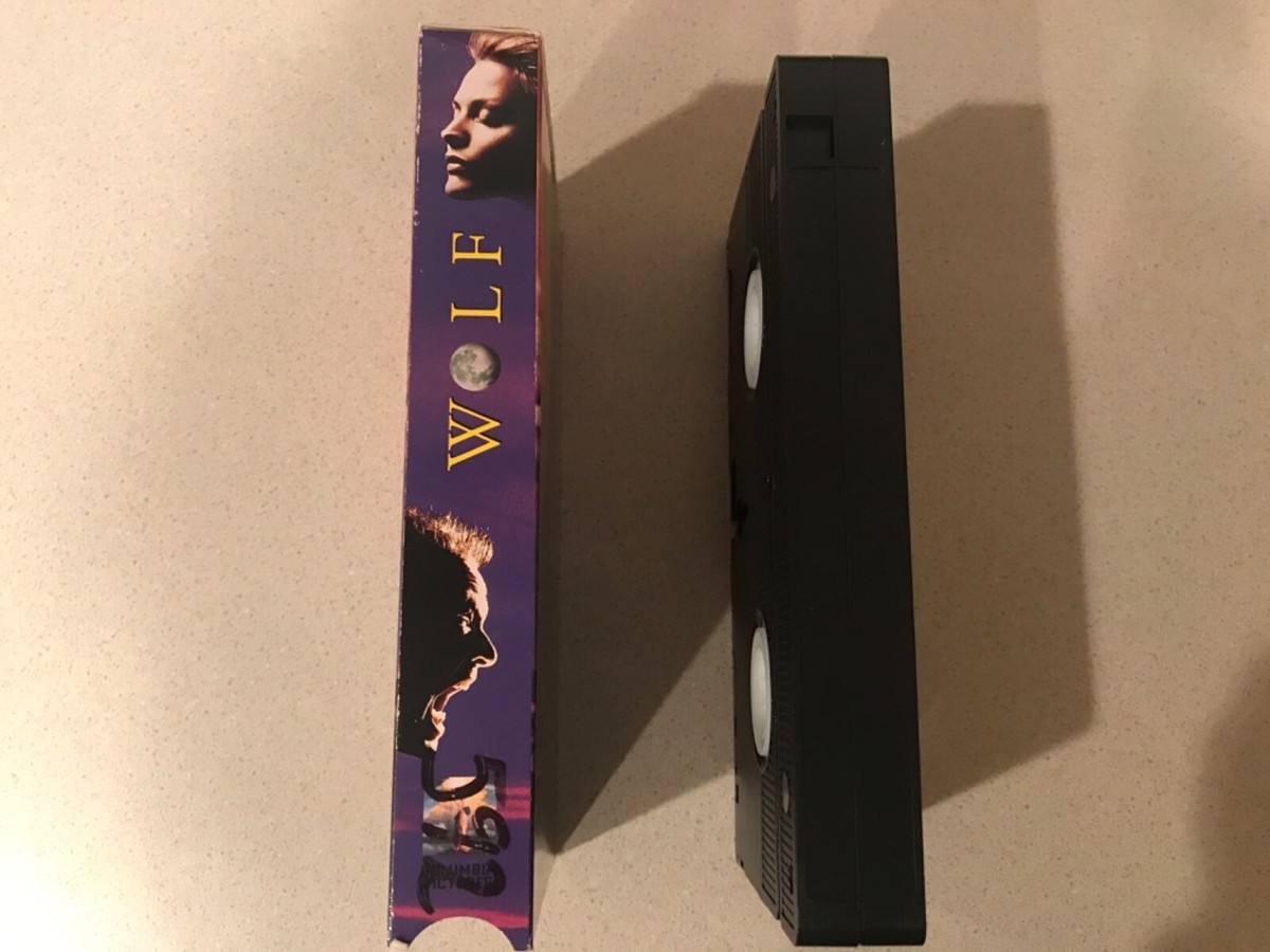 Wolf (VHS, 1994) Jack Nicholson, Michelle Pfeiffer, James Spader