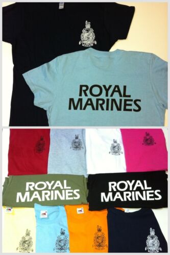 Ladies Fit ROYAL MARINE COMMANDO T - Shirt GREY Small (New High Quality - Picture 1 of 1