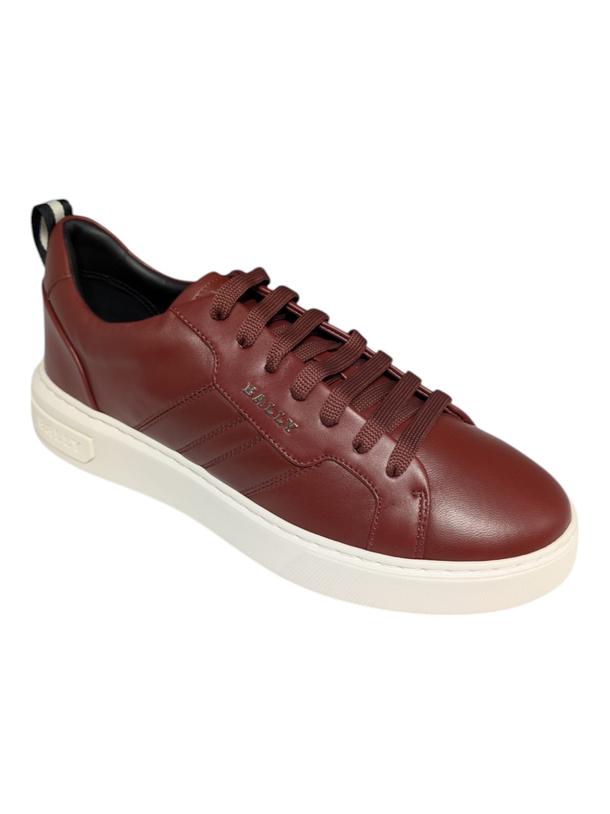 Bally Maxim 6300455 Mens Heritage Red Leather Sneakers Size 10 MSRP 600 49790₽