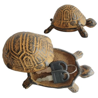 Hide A Key Outside - Spare Key Hider - Outdoor Key Hider, Garden Turtle Statu...