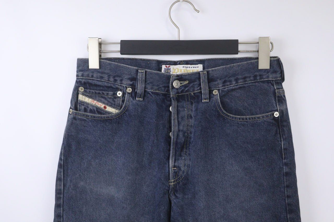 DIESEL Denim Gray Regular Straight Basic Jeans Si… - image 2