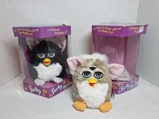 Lot of 2 Furby Toys w/ Box 1 Brand New 1 Pre Owned Not Tested