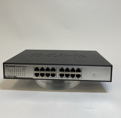 D-Link DGS-1016D 16-Port Gigabit Unmanaged Metal Desktop or Rackmount Switch
