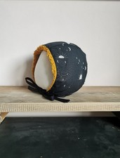 Unisex Winter Bonnet. Sherpa Lined, For Baby Boys And Baby Girls