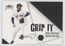 2001 Fleer Premium Grip It and Rip It Pedro Martinez Nomar Garciaparra #9GR HOF