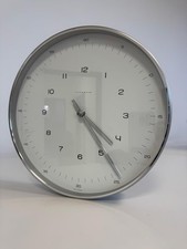 Junghans Max Bill Wanduhr Bauhaus Design 1956 Ø ca 30 cm Uhr