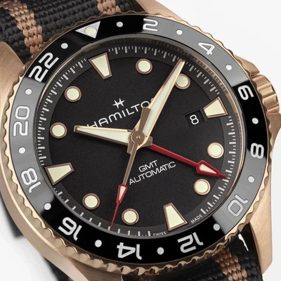 HAMILTON Khaki Navy Scuba Auto 43mm Bronze and Titanium Men's Watch H82565930