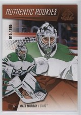 2023 Upper Deck SP Game Used Authentic Rookies Bronze /265 Matt Murray #205 1t1p