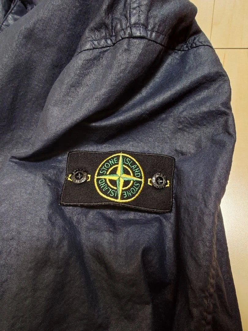 Stone Island Nylon Panama-TC Navy L Men's Jacket - product detail image 6