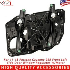 For 11-18 Porsche Cayenne 958 Front Left Side Door Window Regulator W/Motor US