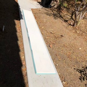 12 ft fiber glass diving board used