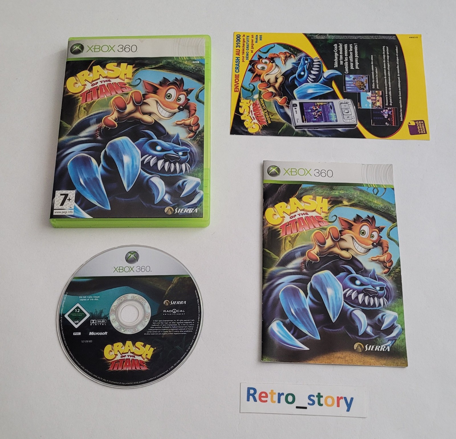 Microsoft Xbox 360 - Crash of the Titans - PAL - FRA