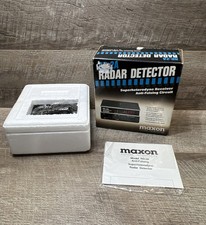 Vintage Maxon RD-2A Radar Detector Anti-Falsing Circuit Superheterodyne Receiver