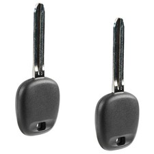 2 New Replacement Chip Car Key With 4d-67 Transponder For Toyota Toy44d-pt 2 New Replacement Chip Car Key With 4d-67 Transponder For Toyota Toy44d-pt