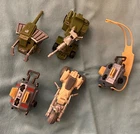 vintage G.I. GI JOE gijoe MOTORIZED ACTION PACK LOT x5 free ship