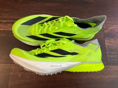 New Adidas Adizero Advanti Track Spike Mens Size 7.5 Neon Black